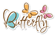 Butterfly τρίφωτο παιδικό οροφής
