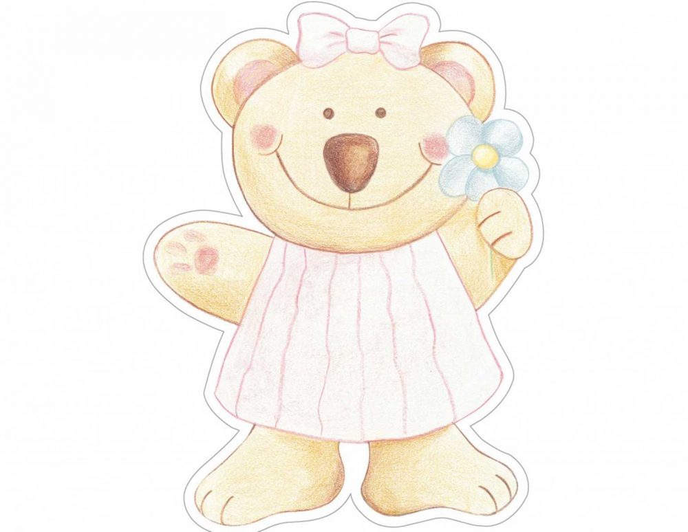 Bear Brothers αφρώδη αυτοκόλλητα 3 επιπέδων Medium