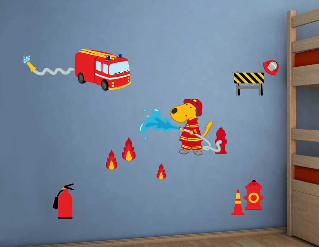 Fireman διακοσμητικά αυτοκόλλητα τοίχου Large
