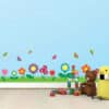 14008 Flowers μπορντούρα τοίχου