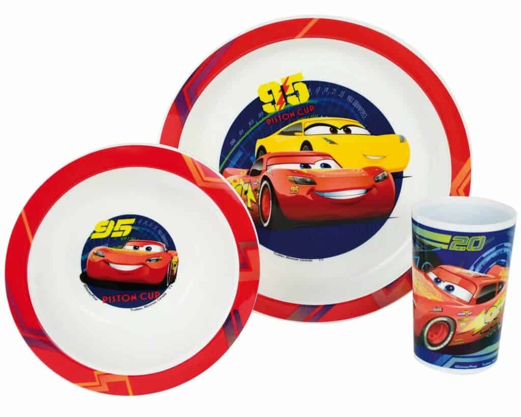 Cars Disney σερβίτσιο τριών τεμαχίων
