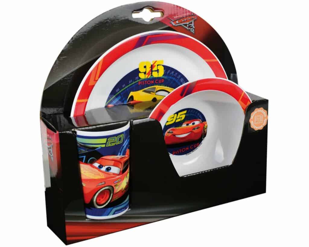 Cars Disney σερβίτσιο τριών τεμαχίων