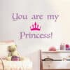 Princess παιδικά διακοσμητικά αυτοκόλλητα τοίχου