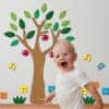 Apple Tree παιδικά διακοσμητικά αυτοκόλλητα τοίχου αφρώδη