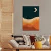 DESERT SUN - Πίνακας διακόσμησης από ξύλο