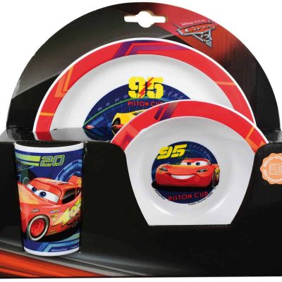 Cars Disney σερβίτσιο τριών τεμαχίων