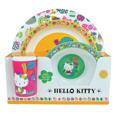 Hello Kitty σερβίτσιο φαγητού πολυπροπυλενίου